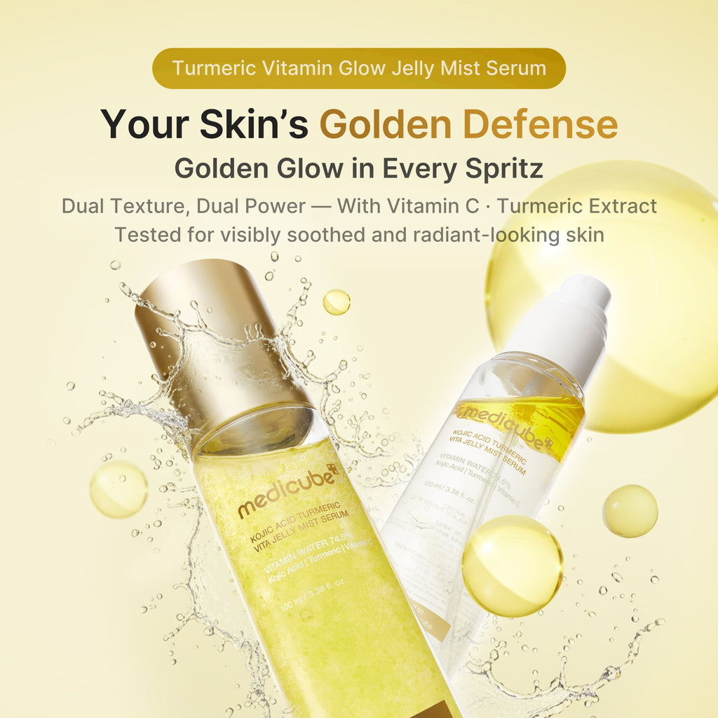 Kojic Acid Turmeric Vitamin Gold Jelly Mist Serum P7