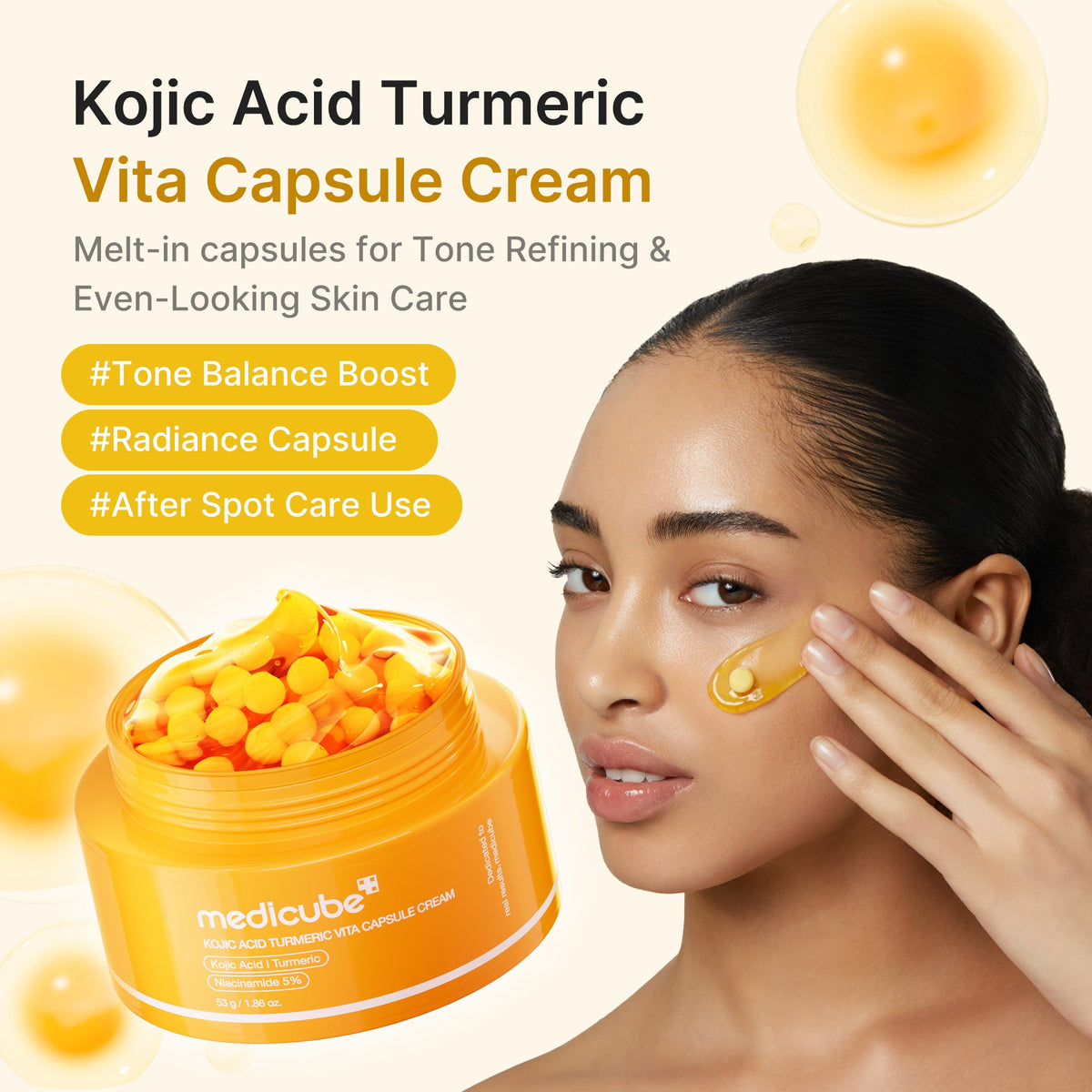 Kojic Acid Turmeric Vita Capsule Cream I9