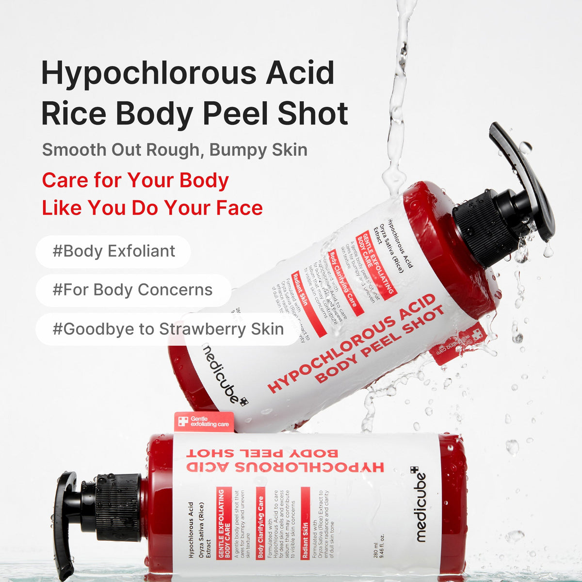 Hypochlorous Acid Rice Body Peel Shot Y2