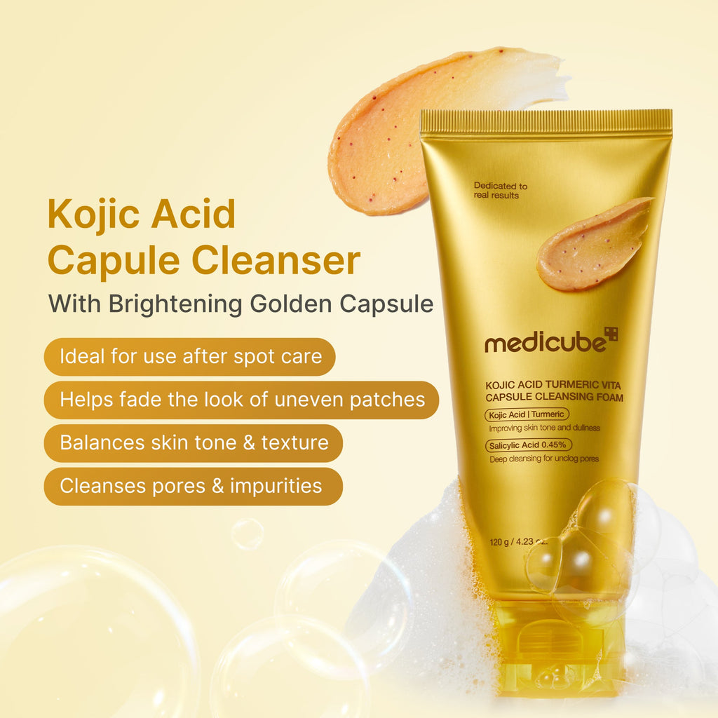 Kojic Acid Turmeric Vita Capsule Foam Cleanser K9