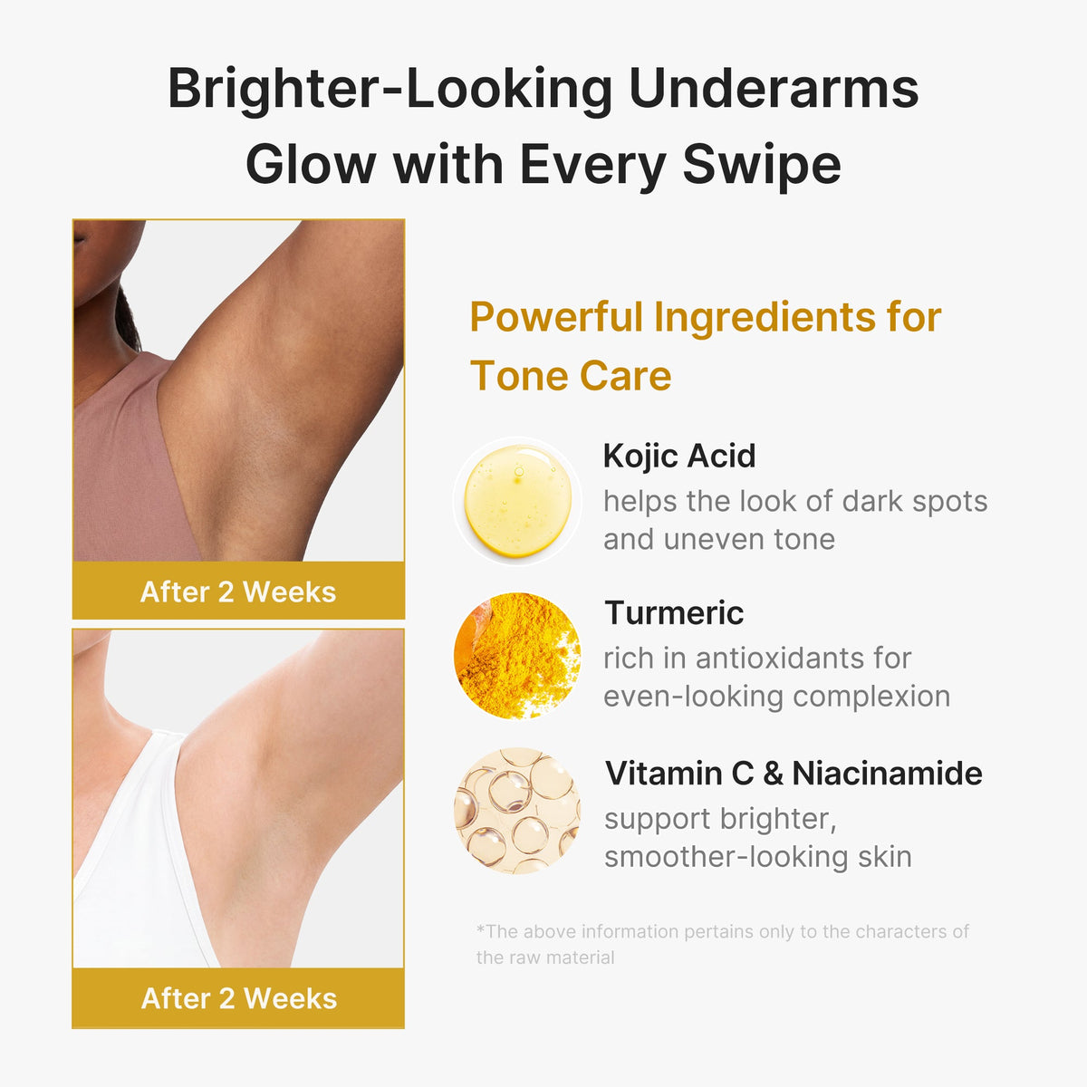 Kojic Acid Brightening Deodorant (Vanilla & Pistachio) F1
