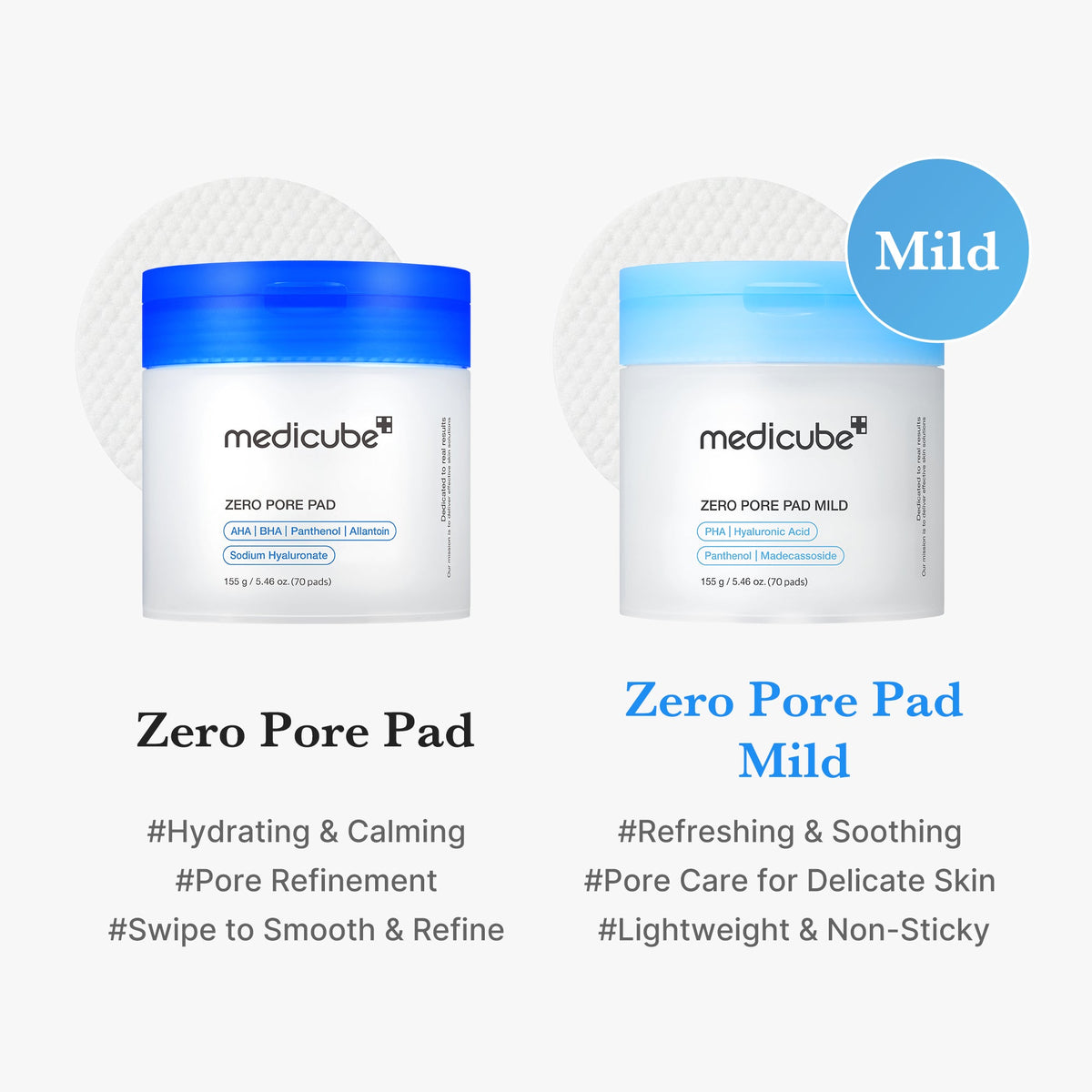 Zero Pore Madecassoside Pads (Mild) N0