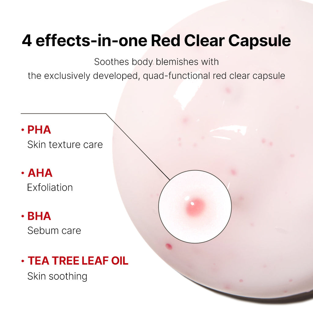 Red Clear Capsule Body Lotion G9