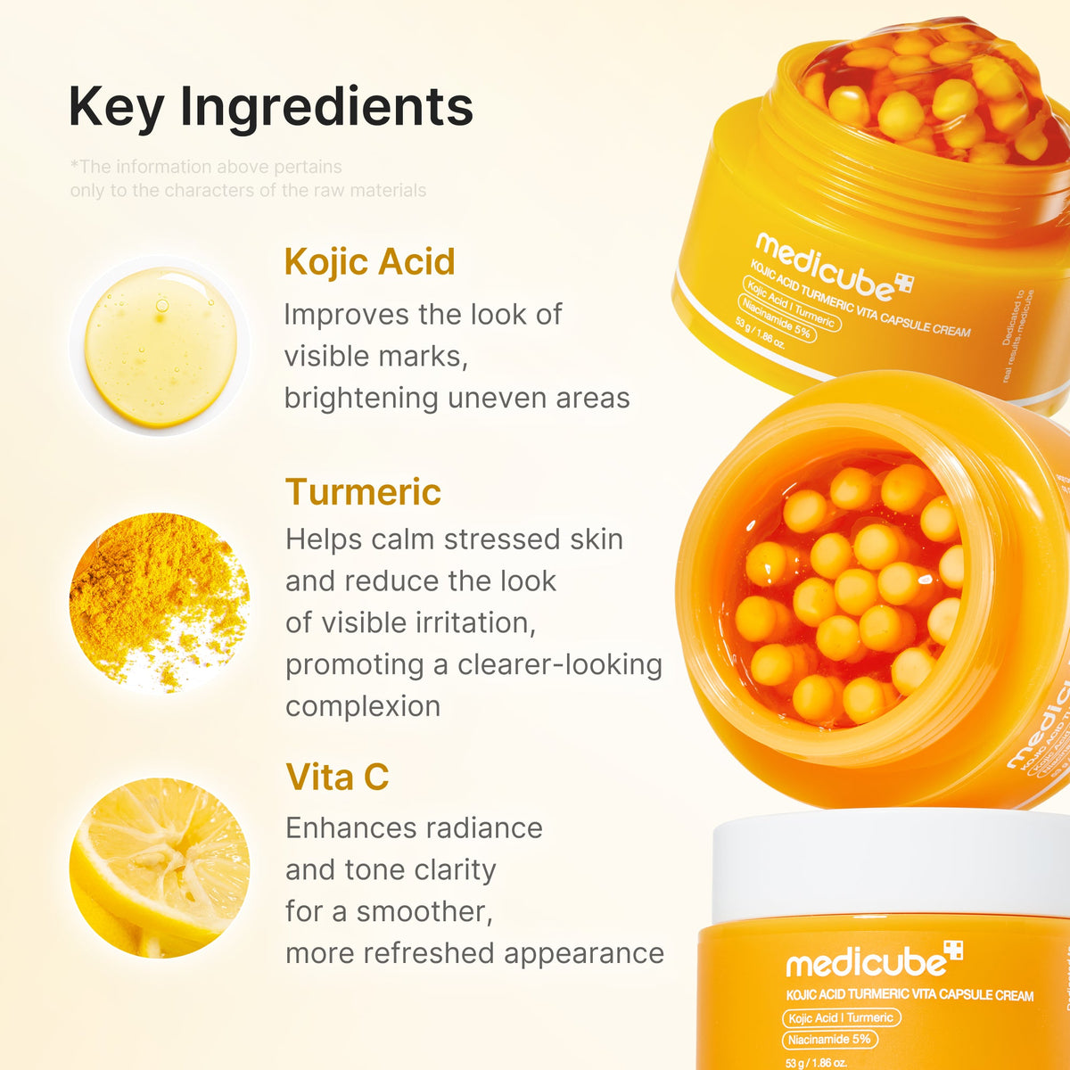 Kojic Acid Turmeric Vita Capsule Cream I9