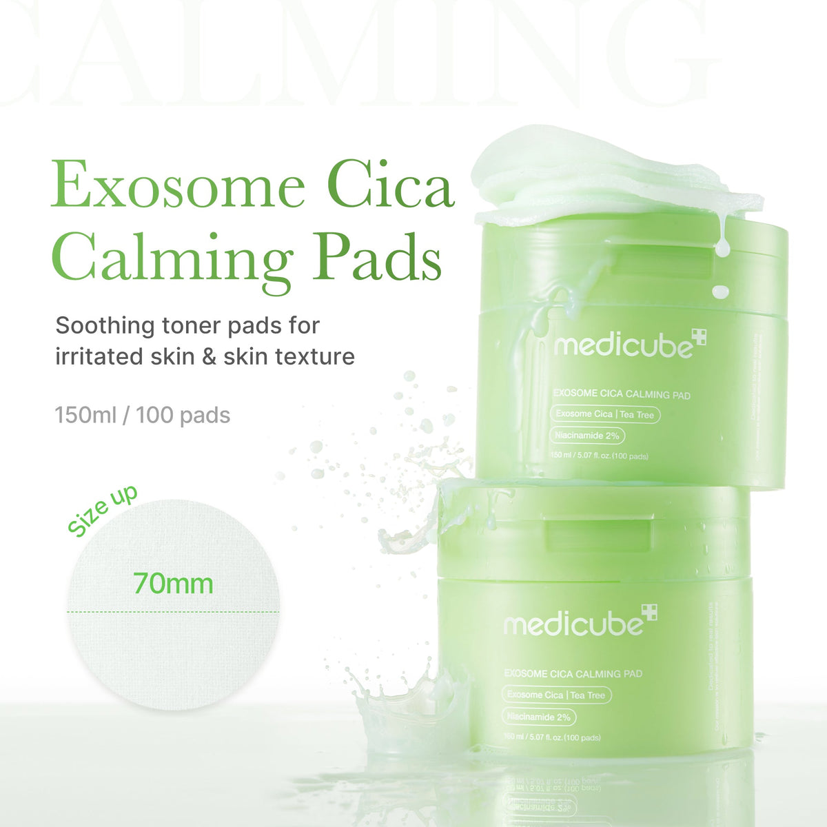 Exosome Cica Calming Toner Pads D4