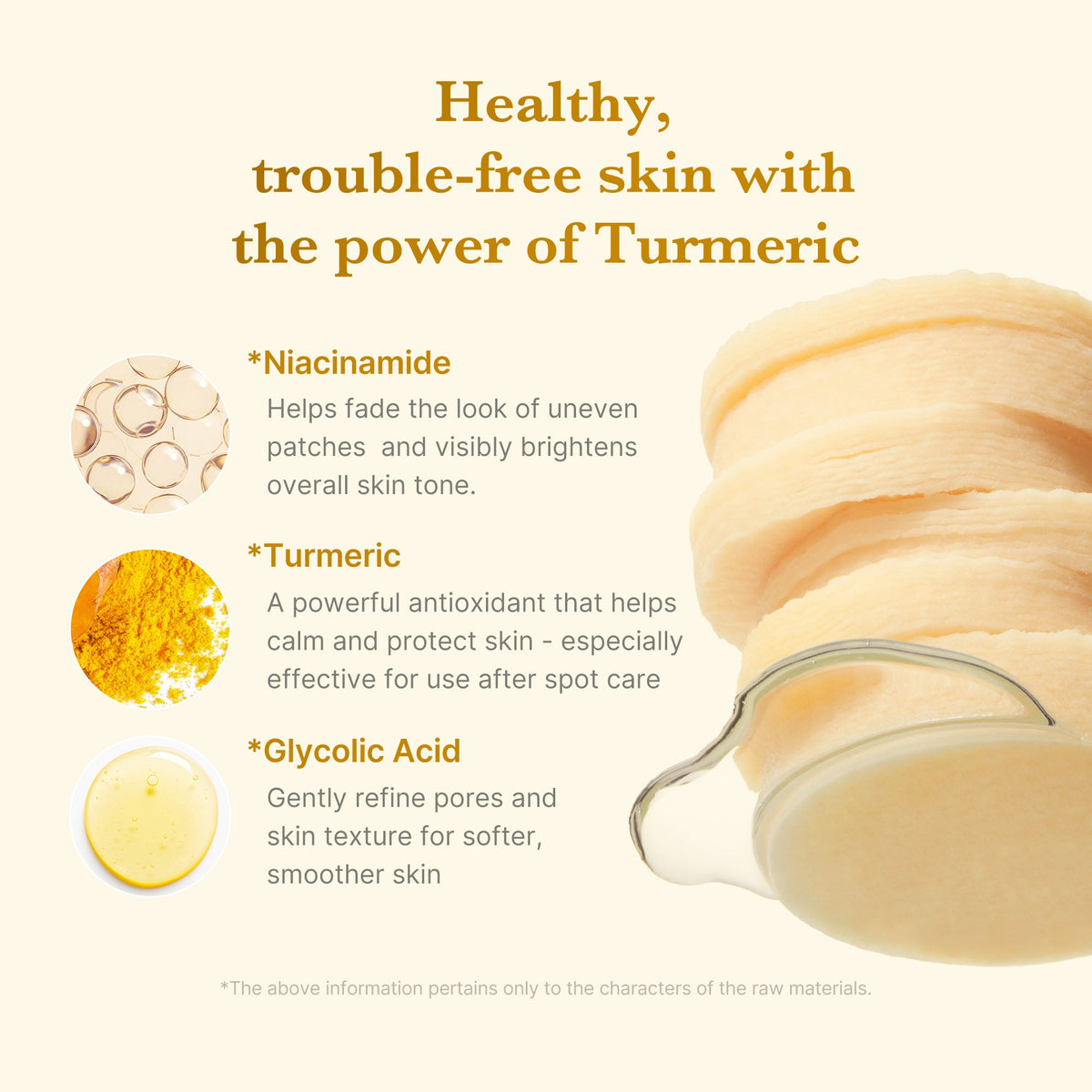 Kojic Acid Tumeric Toner Pad T2