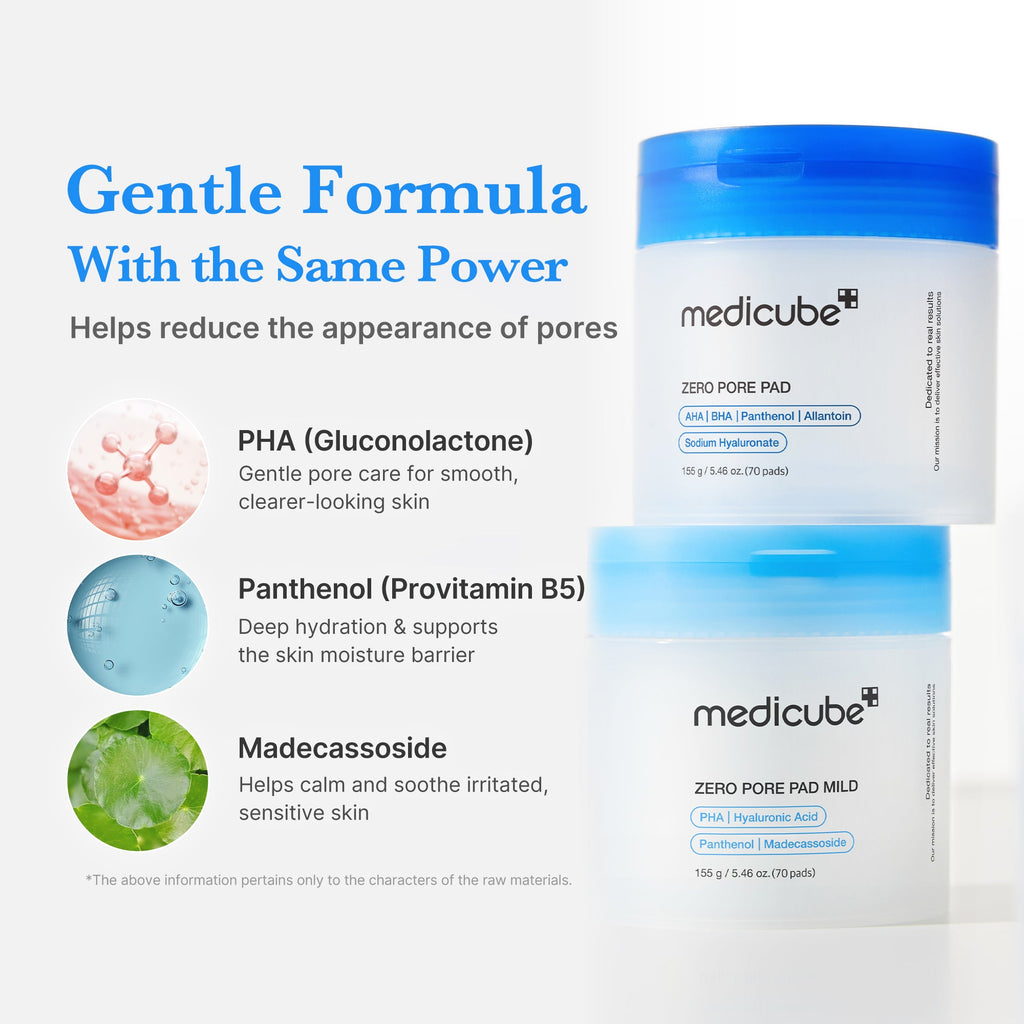 Zero Pore Madecassoside Pads (Mild) N0