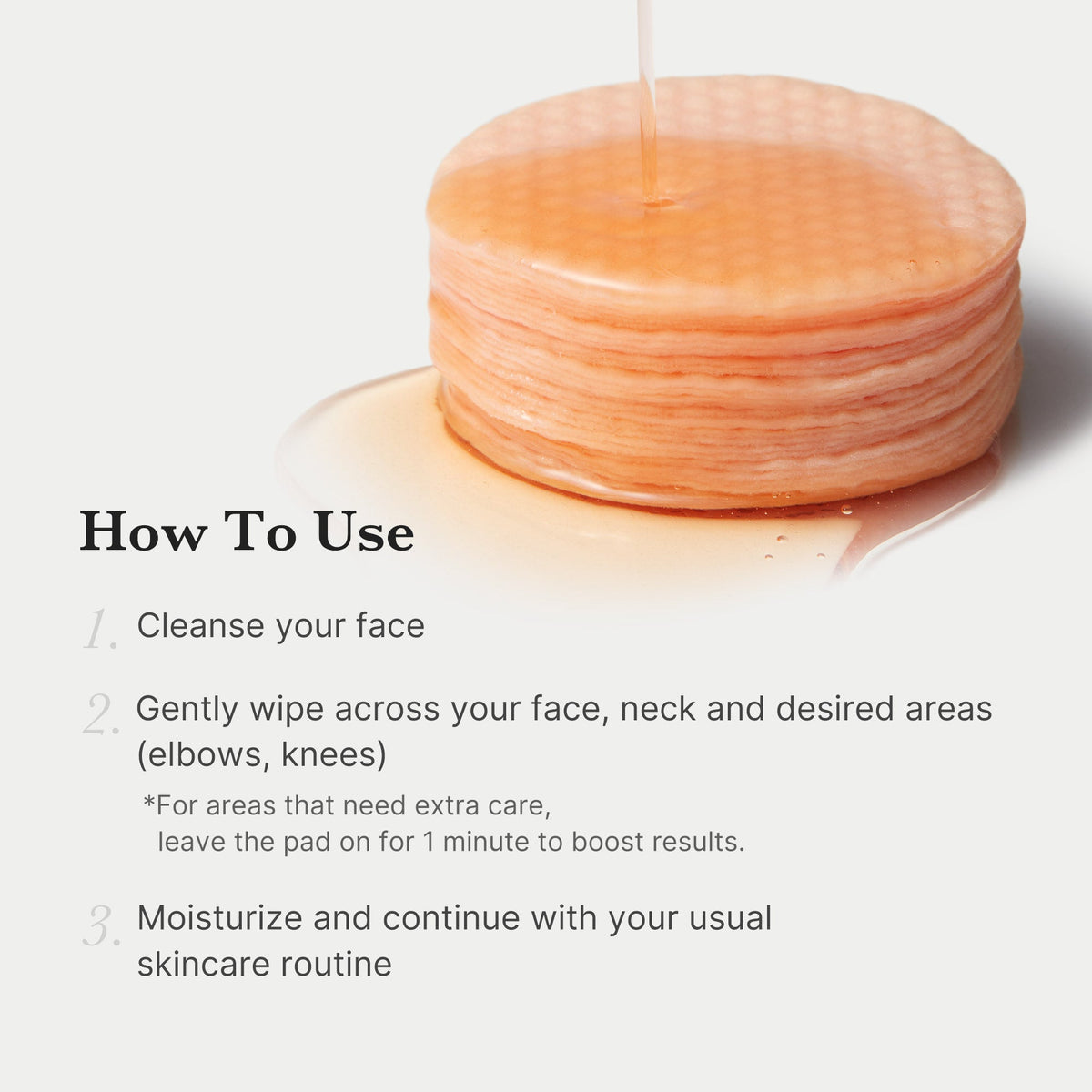 Red Succinic Acid Panthenol Pads M8
