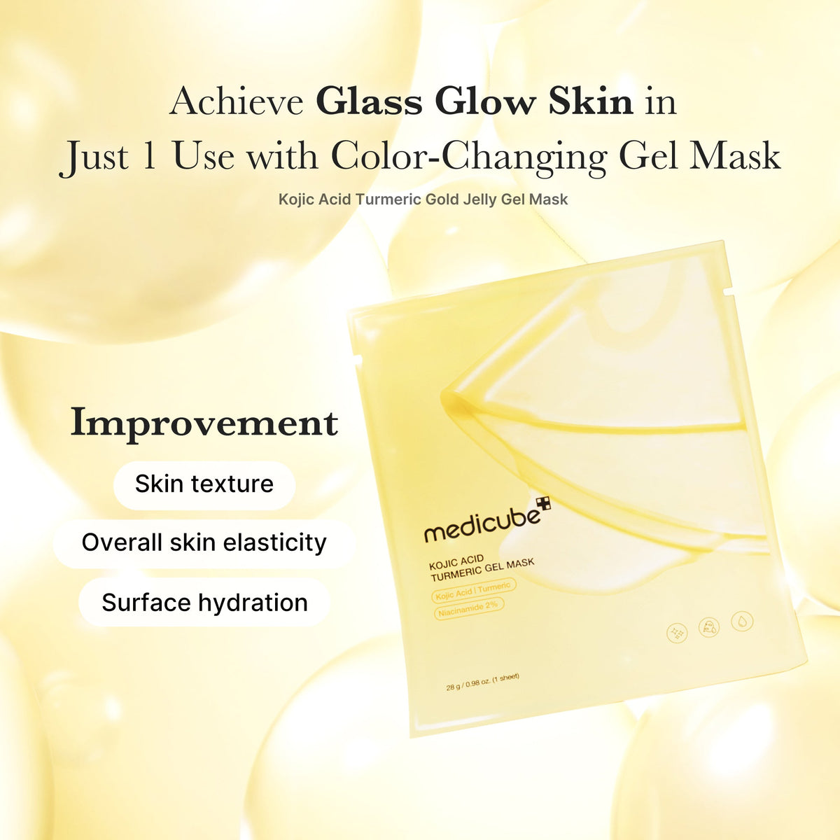 Kojic Acid Turmeric Gold Jelly Gel Mask F3