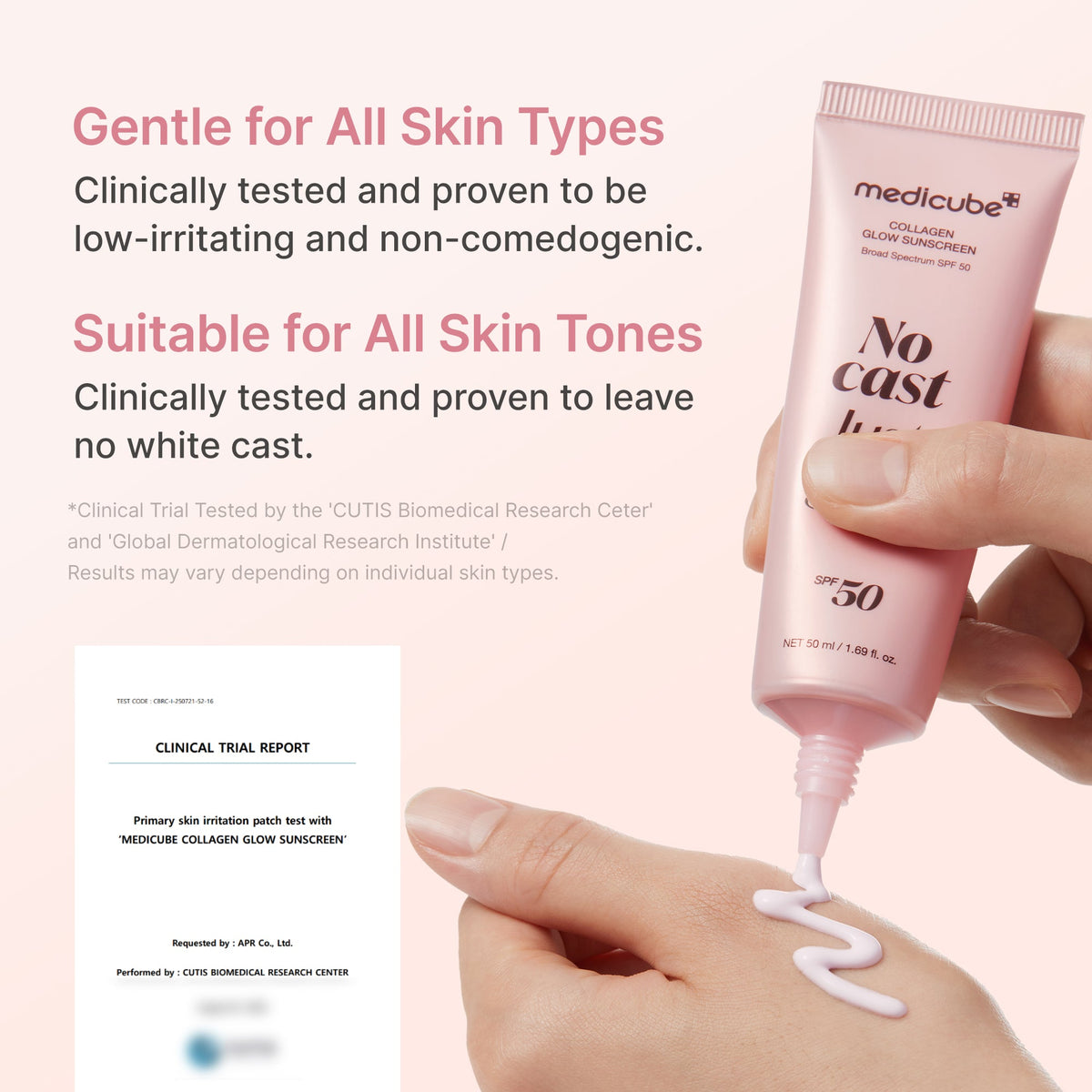 No Cast Just Glow Collagen Sunscreen G5