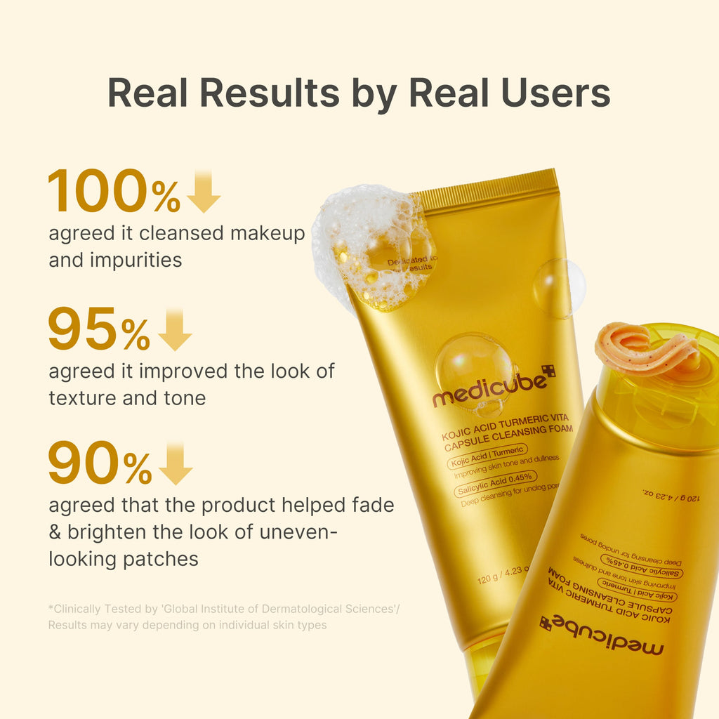 Kojic Acid Turmeric Vita Capsule Foam Cleanser K9