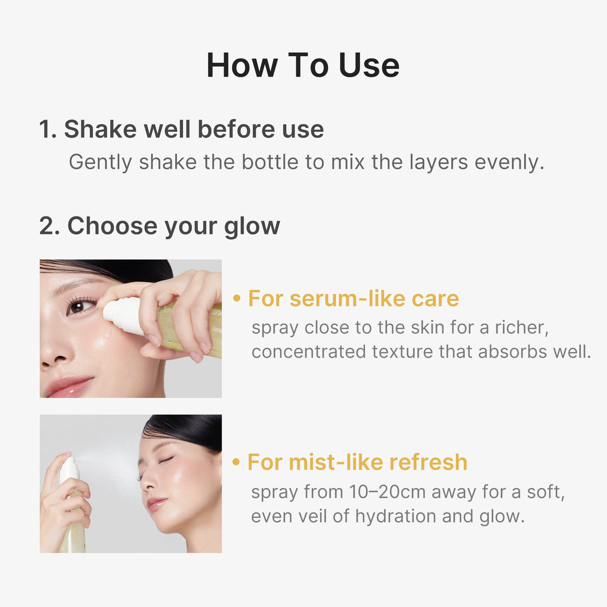 Kojic Acid Turmeric Vitamin Gold Jelly Mist Serum P7