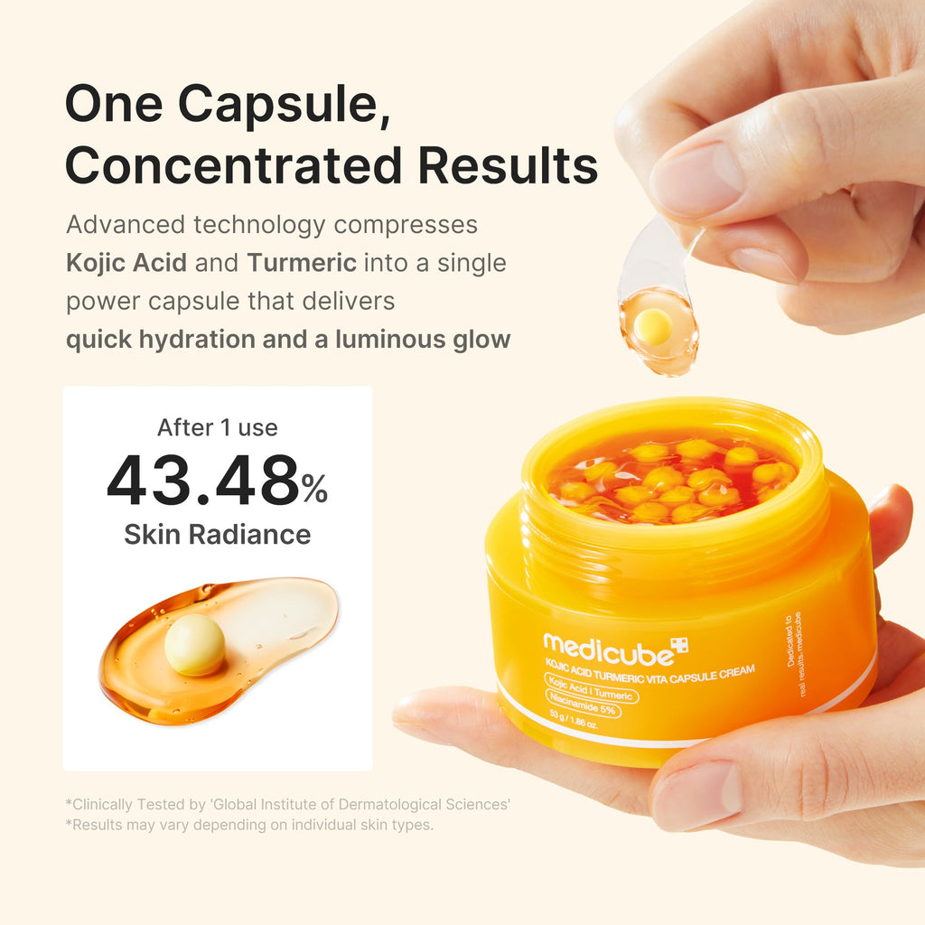 Kojic Acid Turmeric Vita Capsule Cream I9