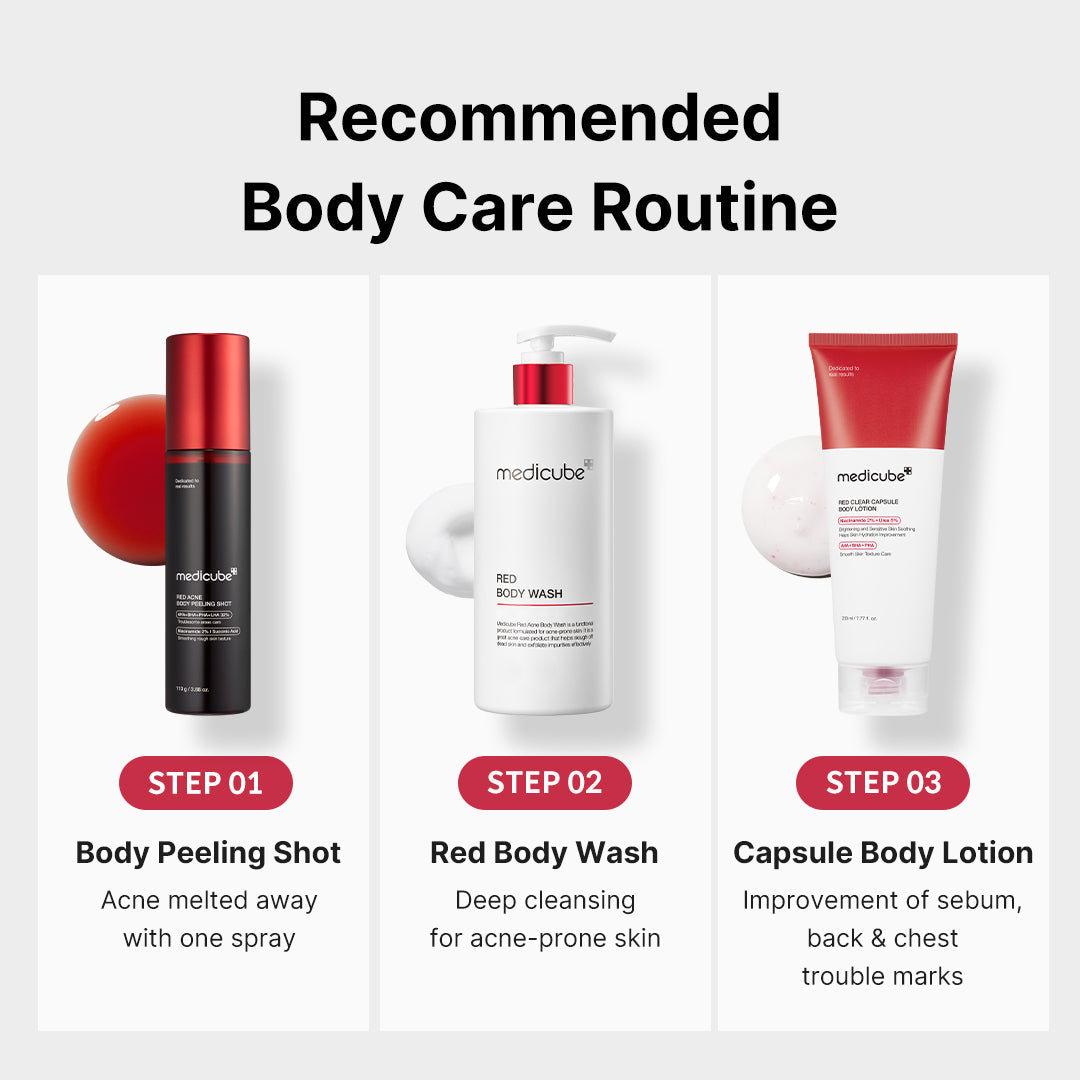 Red Body Peeling Shot Cleanser G5