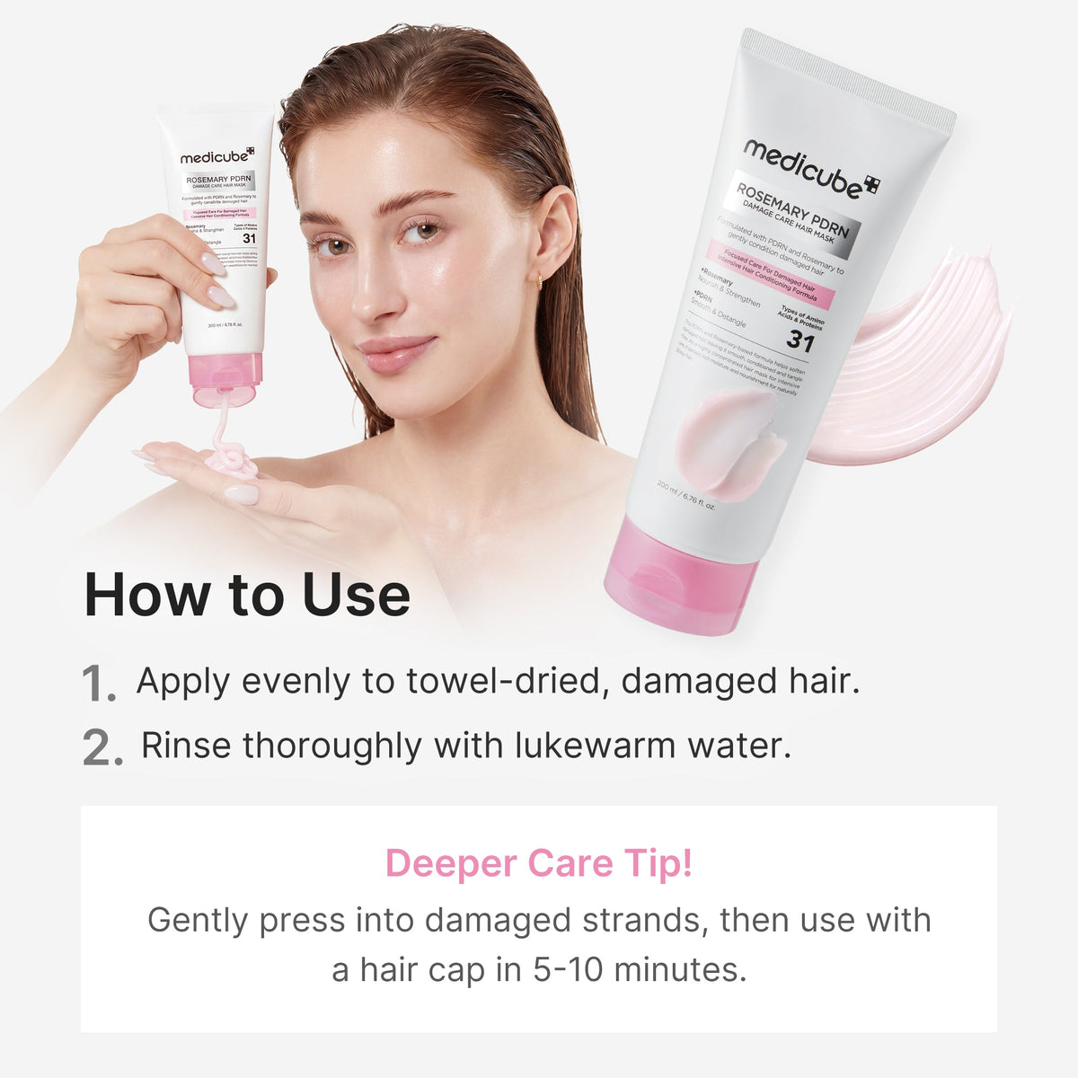 Rosemary PDRN Damage Care Hair Mask I0