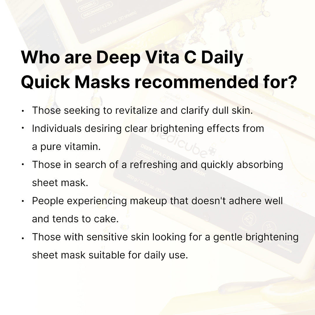 Deep Vita C Daily Quick Masks F2