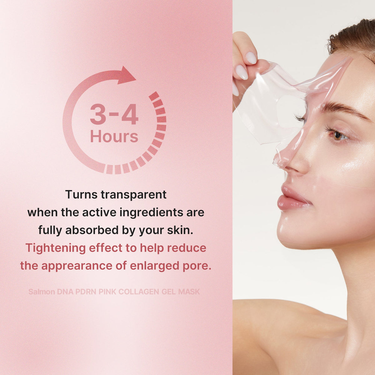 Salmon PDRN Pink Collagen Jelly Gel Mask W1
