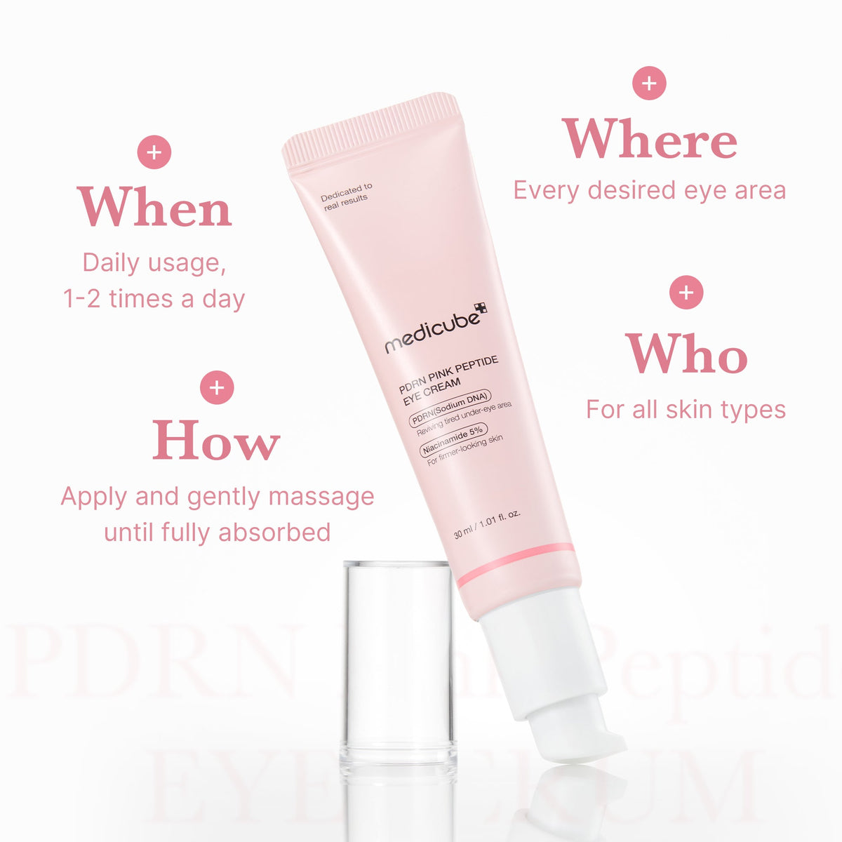 PDRN Pink Peptide Eye Cream X2