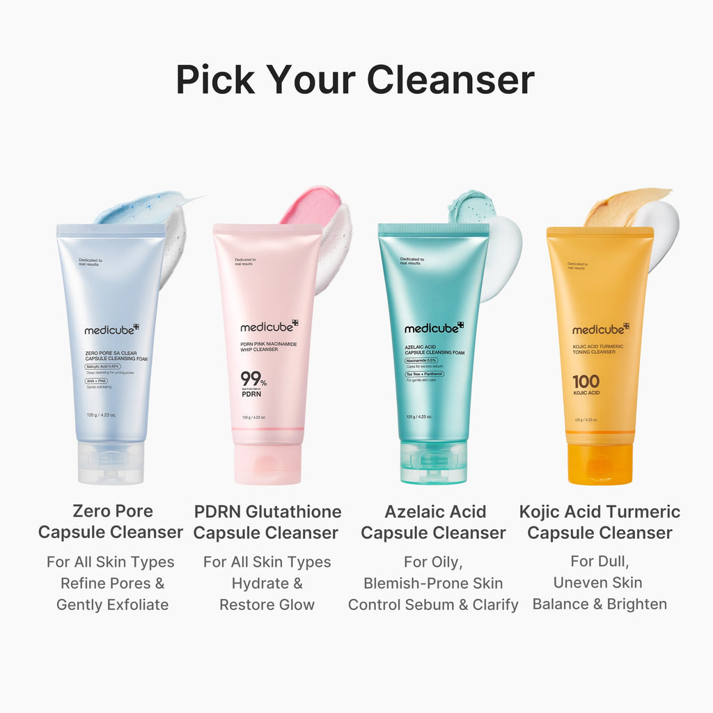 PDRN Pink Glutathione Capsule Foam Cleanser F0