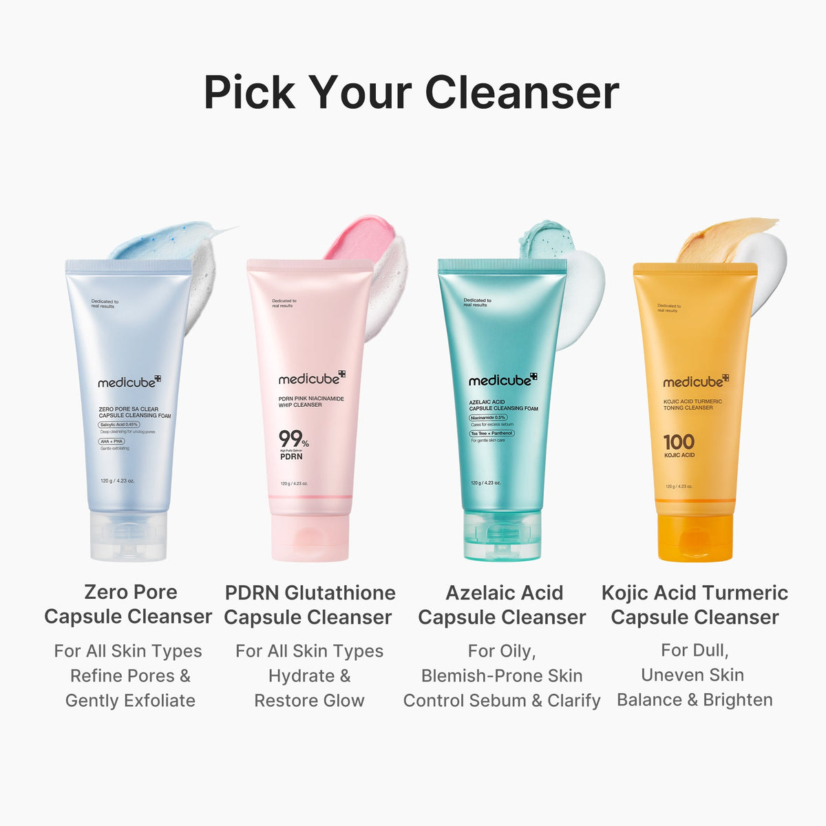 PDRN Pink Glutathione Capsule Foam Cleanser F0