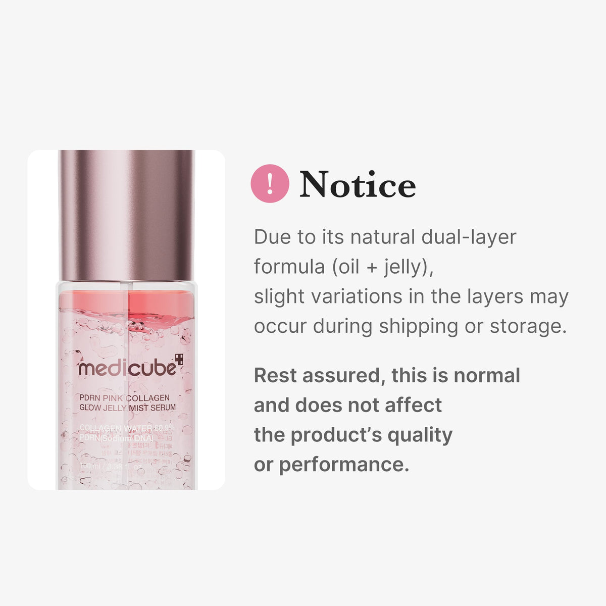 PDRN Pink Collagen Glow Jelly Mist Serum M8