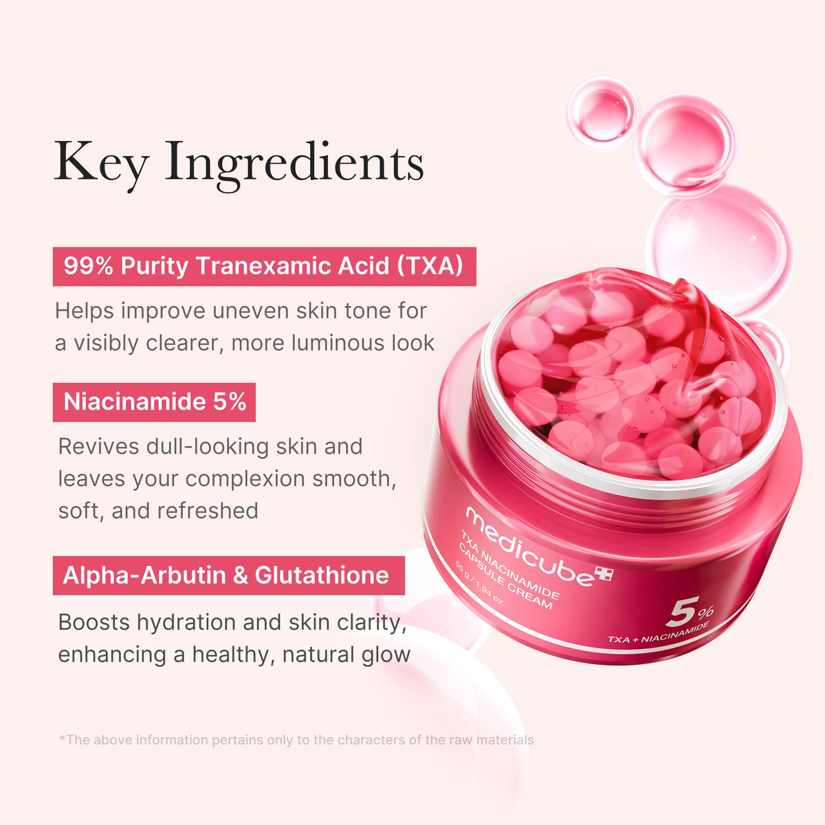 TXA Niacinamide Capsule Cream W3