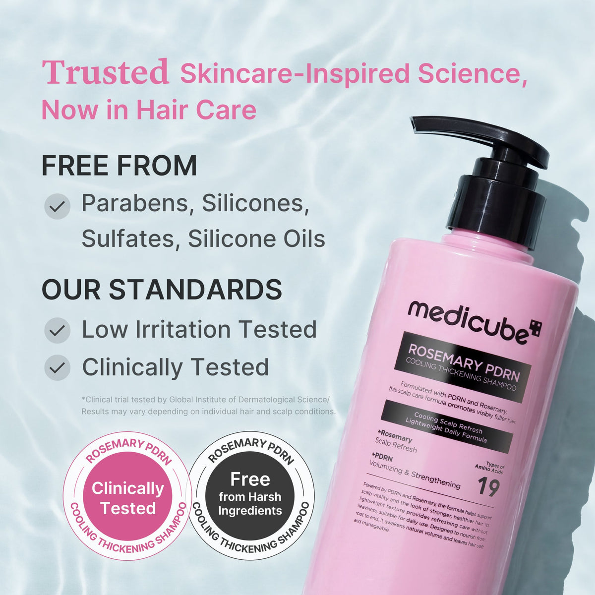 Rosemary PDRN Cooling Thickening Shampoo S7